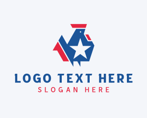 Veterinarian - Patriot Star Chicken logo design