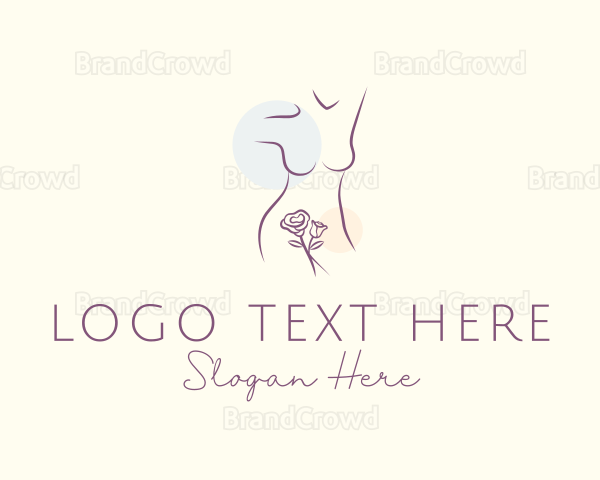 Feminine Floral Body Logo