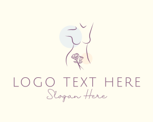 Feminine Floral Body Logo