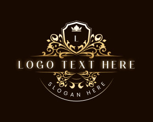 High End - Luxury Royal Crest logo design