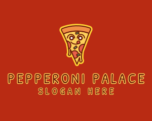 Pepperoni - Delicious Pizza Slice logo design