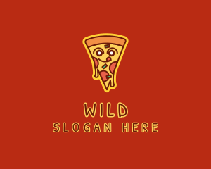 Kitchen - Delicious Pizza Slice logo design