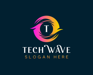 Tech Advertising Agency logo design