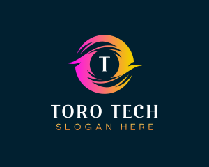 Tech Advertising Agency logo design