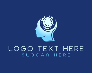 Robot - Artificial Intelligence Technology logo design