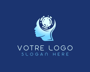 Psychology - Artificial Intelligence Technology logo design