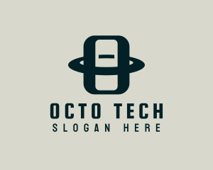 Finance Tech Letter O logo design