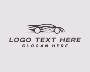 Car - Fast Sports Car Racing logo design