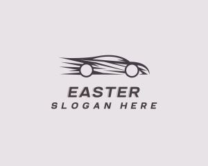 Fast Sports Car Racing Logo