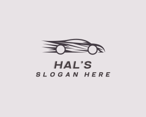 Fast Sports Car Racing Logo