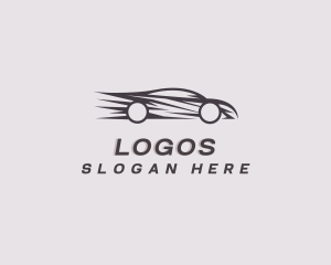 Fast Sports Car Racing Logo