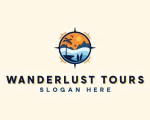 Island Tour Getaway logo design