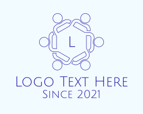 United - Human Group Association Letter logo design