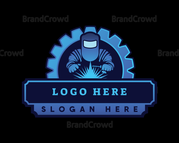 Industrial Welding Engraving Logo