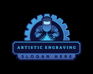 Engraving - Industrial Welding Engraving logo design