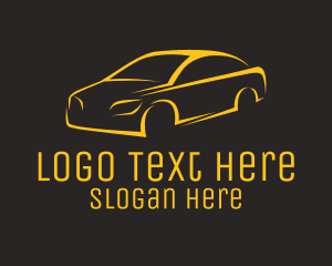 Driving School - Automotive Sedan Car logo design