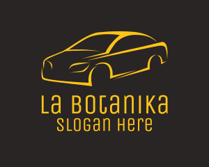 Orange - Automotive Sedan Car logo design