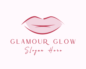 Red Cosmetics Lipstick logo design