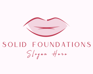 Influencer - Red Cosmetics Lipstick logo design