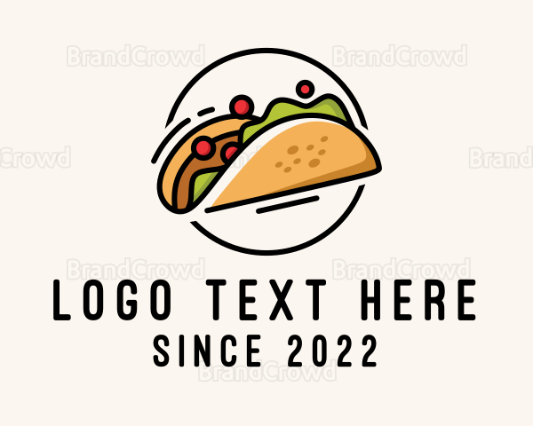 Mexican Taco Street Food Logo