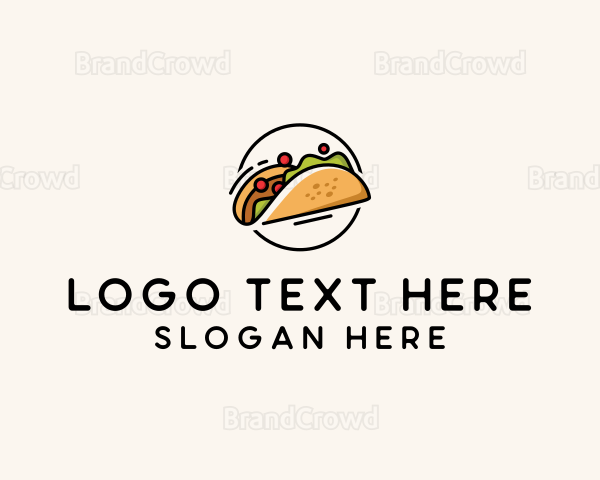 Mexican Taco Street Food Logo