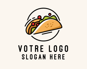 Mexican Taco Street Food  Logo