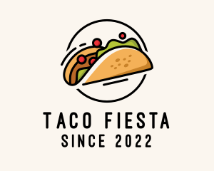 Taco - Mexican Taco Street Food logo design