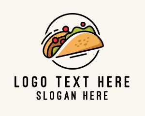 Mexican Taco Street Food  Logo