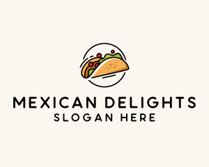 Mexican Taco Street Food  logo design