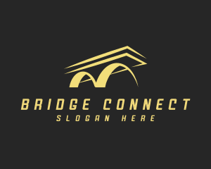 Bridge - Structure Bridge Contractor logo design