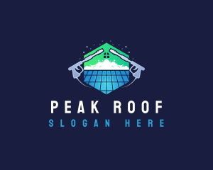 Roof - Roof Power Washing Cleaner logo design