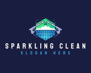 Cleaner - Roof Power Washing Cleaner logo design