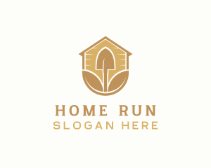 Home Shovel Gardening logo design