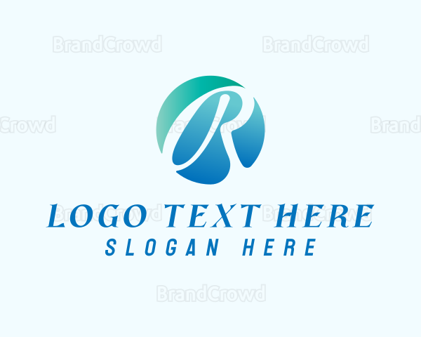 Advertising Business Agency Letter R Logo
