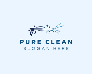 Water Power Washing logo design