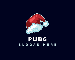 Santa Hat Christmas Logo