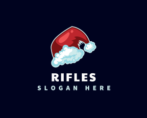 Santa Hat Christmas Logo