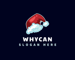 Santa Hat Christmas Logo