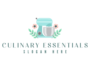 Floral Culinary Baking logo design