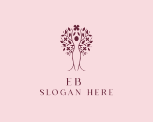Feminine Floral Salon  logo design