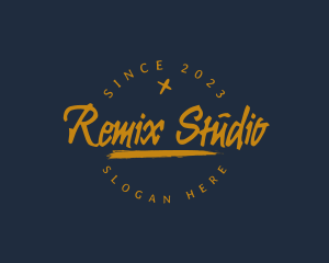 Grungy Freestyle Studio logo design