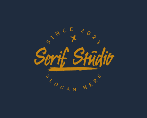 Grungy Freestyle Studio logo design