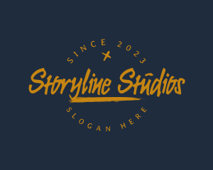 Grungy Freestyle Studio logo design