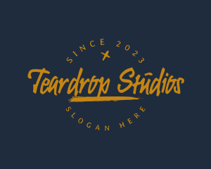 Grungy Freestyle Studio logo design