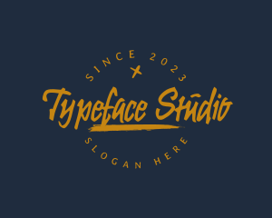 Grungy Freestyle Studio logo design