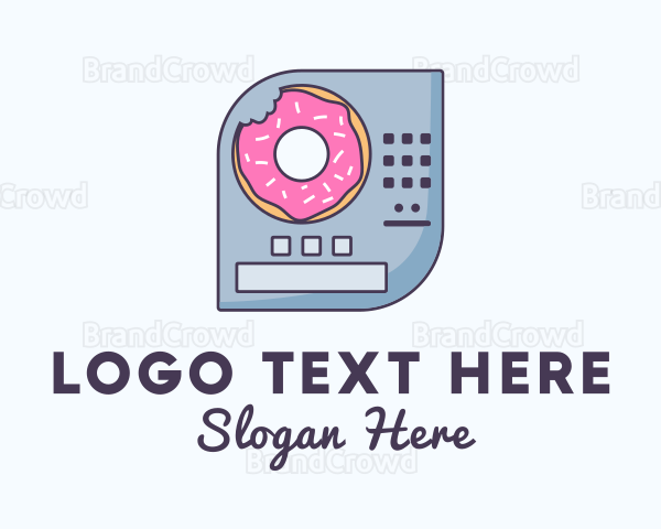 Donut Vending Machine Logo