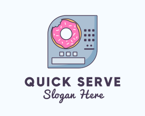 Convenience - Donut Vending Machine logo design