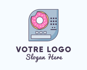 Snack - Donut Vending Machine logo design