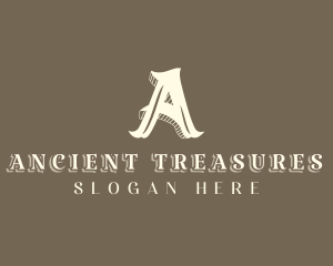 Stylist  Designer Boutique Letter A logo design