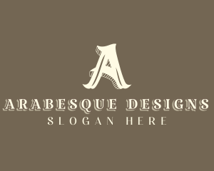 Stylist  Designer Boutique Letter A logo design